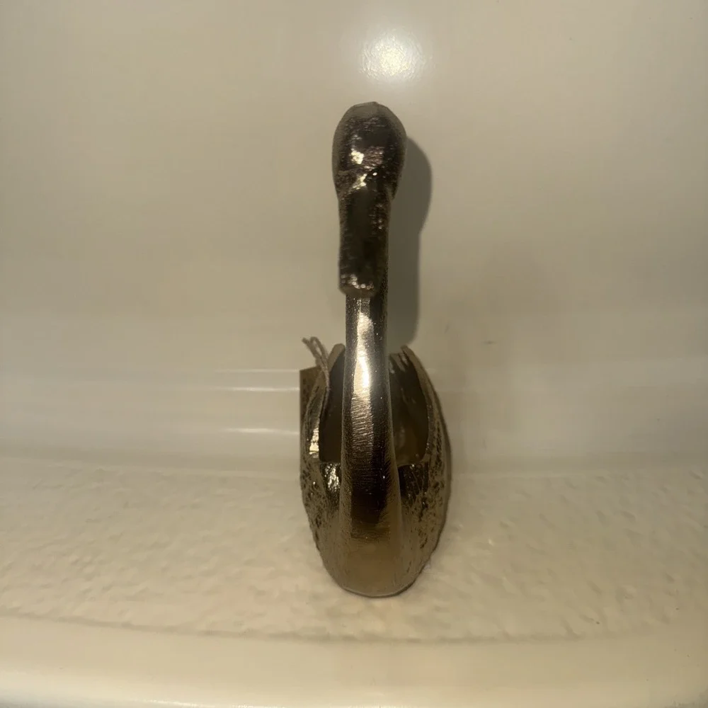 Brass Swan Gold Made By India Cottagecore - New With Tags